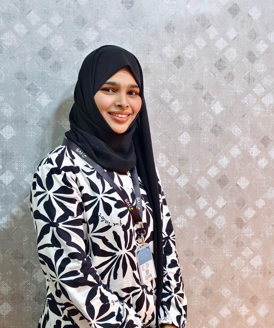 Fatima Sharafunnisa, Student counsellor at IVS Study Links